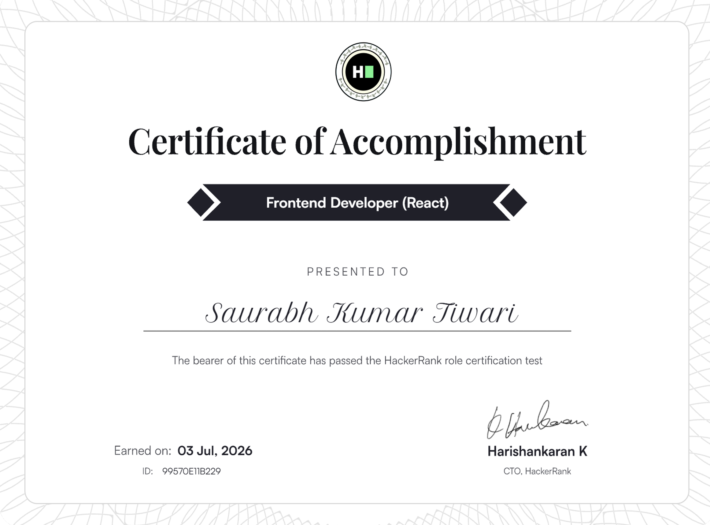 Meta Front-End Developer Professional Certificate